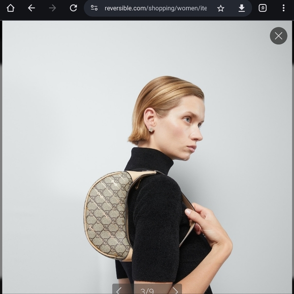 Authentic Gucci Ophidia Mini Bag with Horsebit Print - Picture 11 of 15